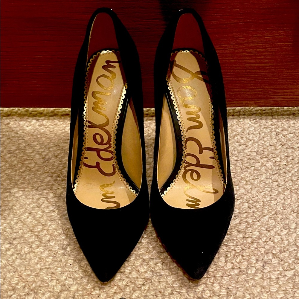 Sam Edelman Black Suede Heels